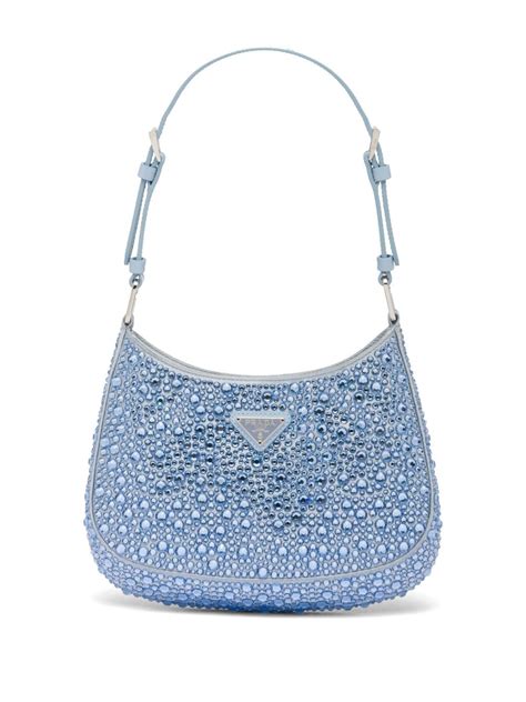 prada crustal bag|Prada crystal bucket bag.